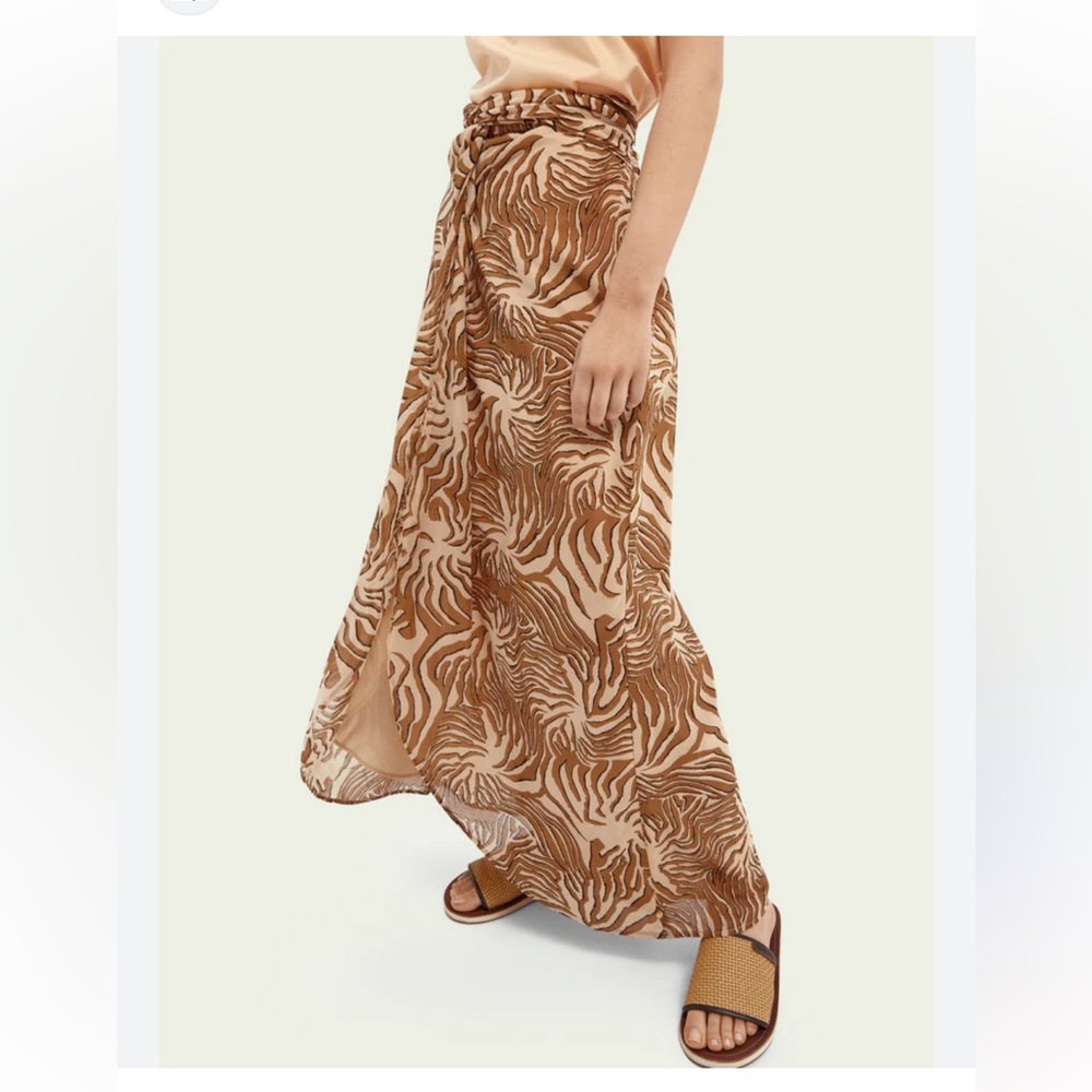 Scotch & Soda Animal Print Skirt - Picture 1 of 6